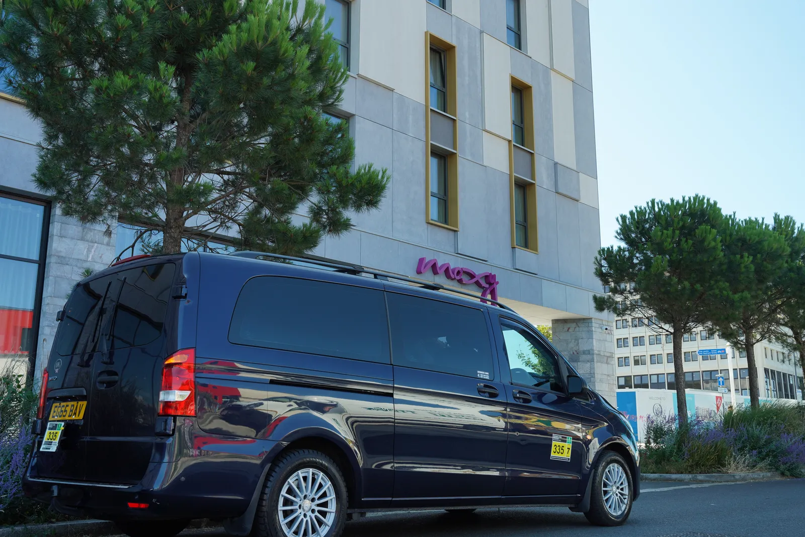 High-capacity executive minivan ready for group transport